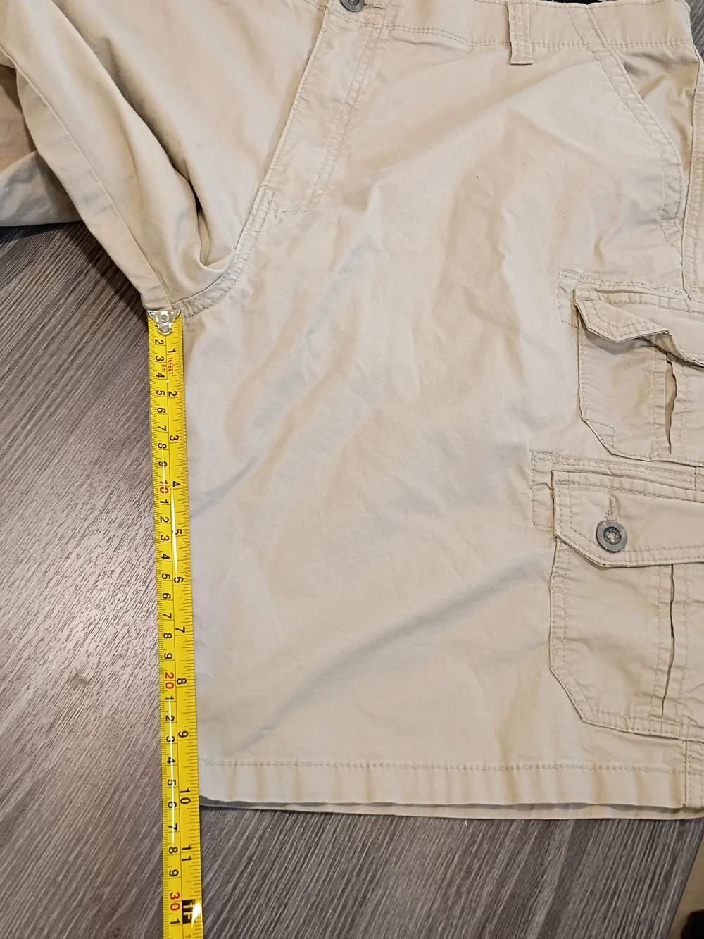 Iron Flex Men's Cargo Shorts Size 40, 98% Cotton, Multipocket